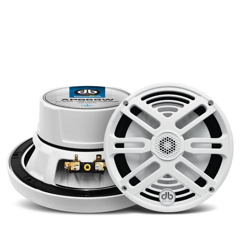 APS65W: Bocinas Marinas de 2 Vías de 6.5" (Blancas) (1 Par)