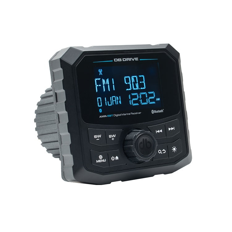 AMR-5BT : Receptor marino digital LCD de 2 V con Bluetooth