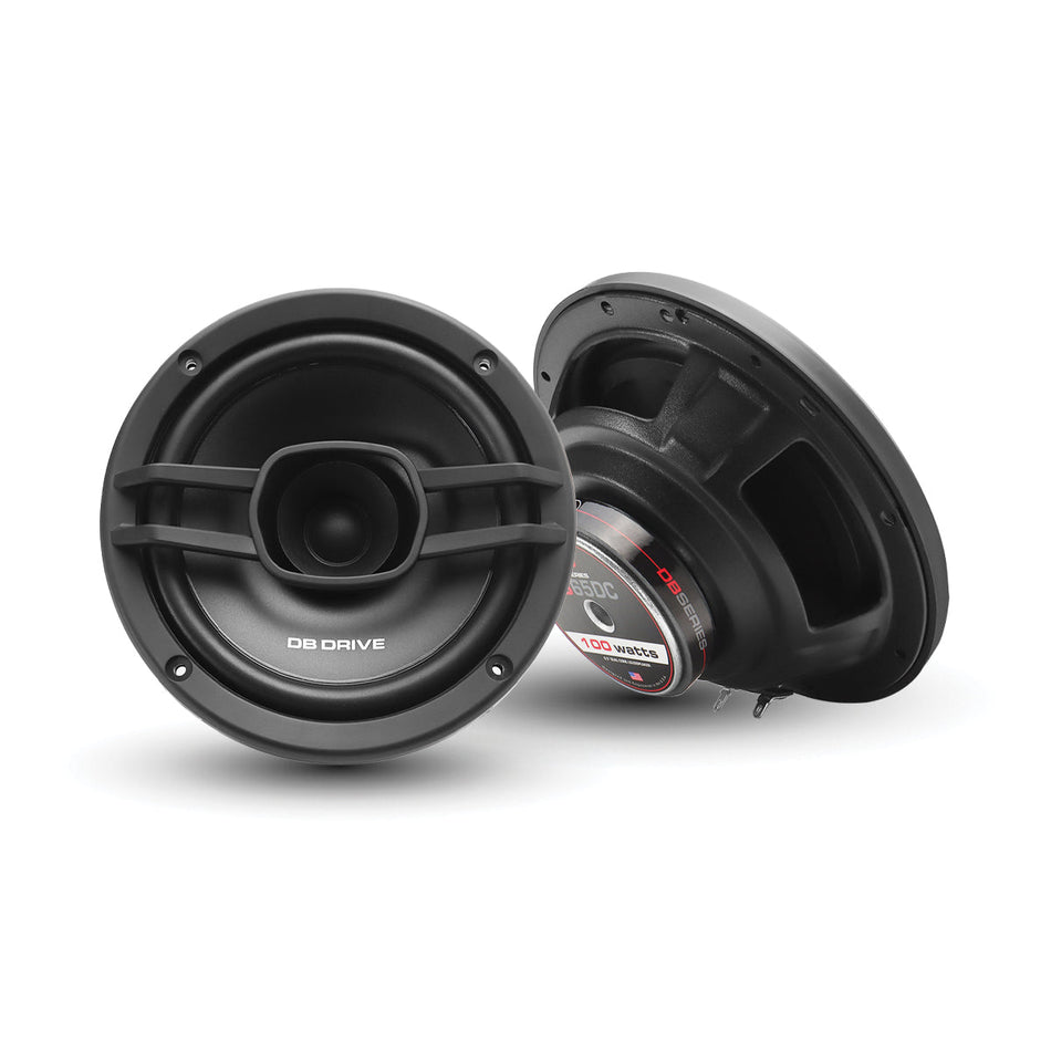 DB65DC : Altavoz de cono dual de 6.5 pulgadas, par