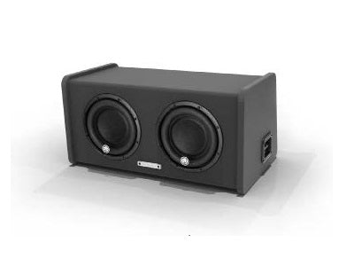 DX-BC28 : DUAL 8" VENTED ENCLOSURE WITH SELECTABLE 1-4 OHM LOAD AND PROTECTIVE GRILLS