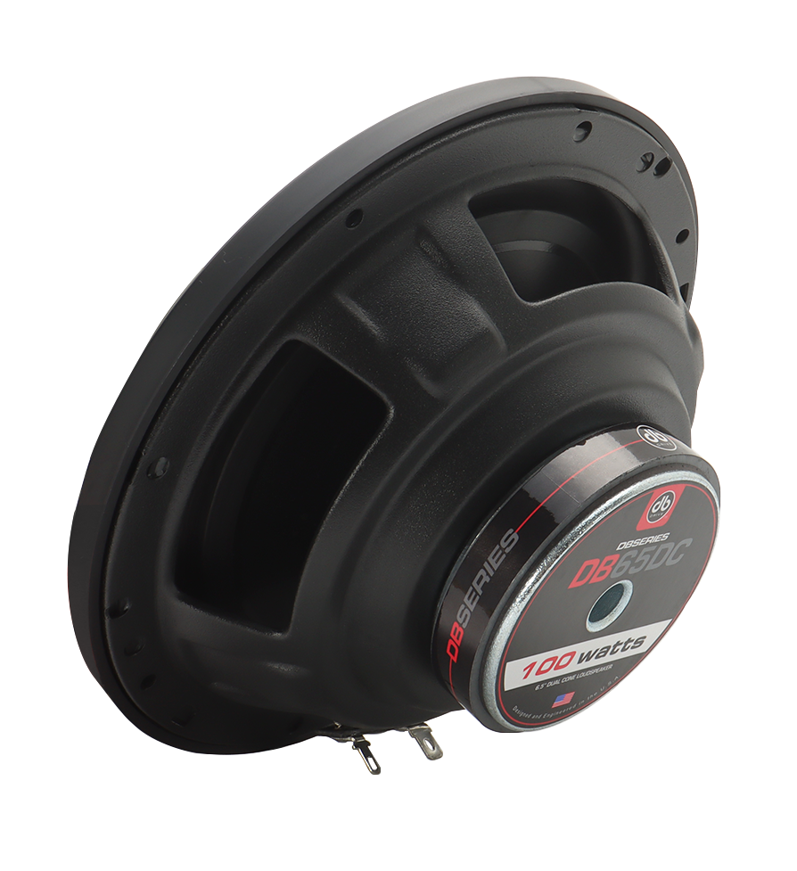 DB65DC : Altavoz de cono dual de 6.5 pulgadas, par
