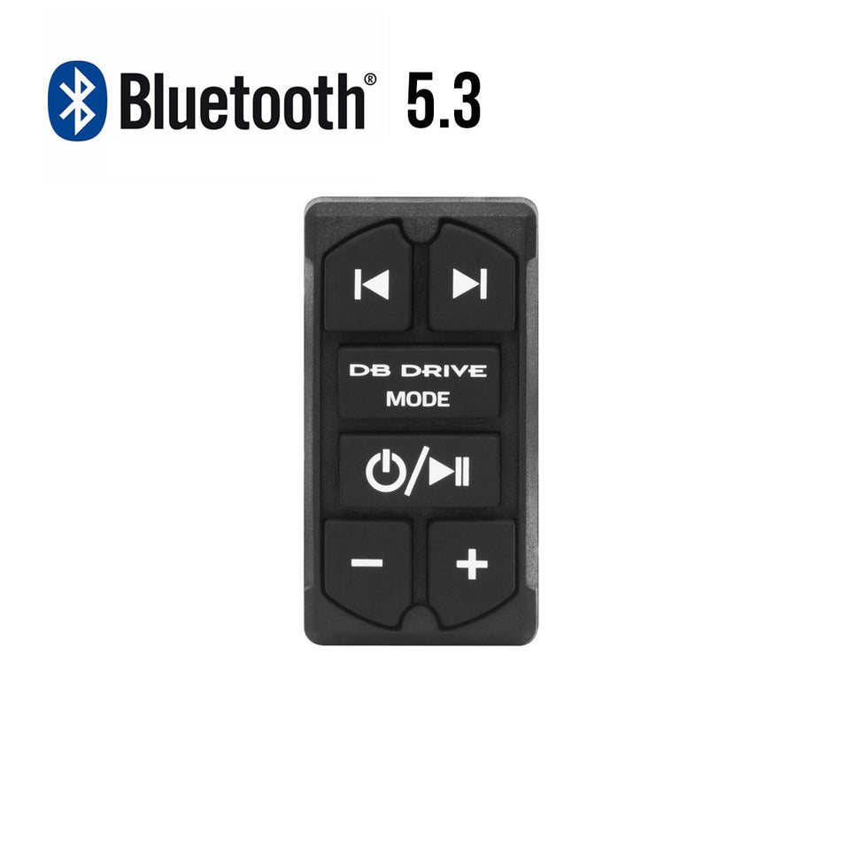DBT150: Controlador Bluetooth con Panel de Interruptores Rocker y Salidas RCA de 3 Volts