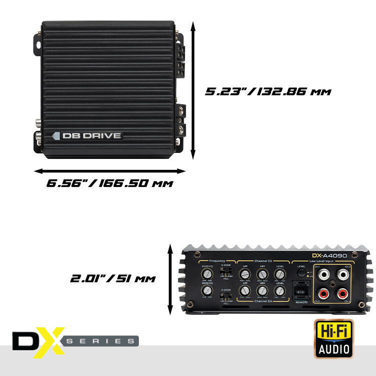DX-A4090 : Amplificador Clase D de 4 canales