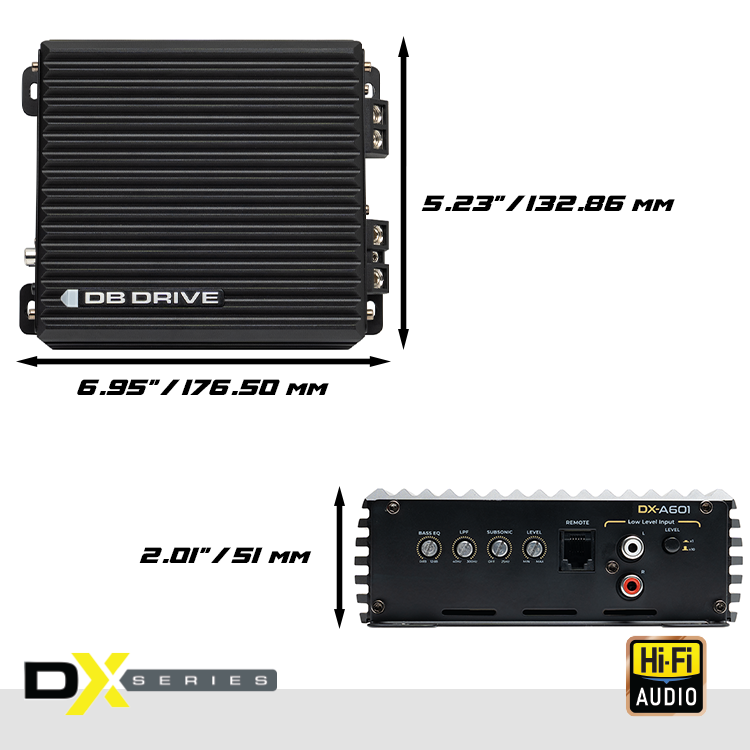 DX-A601 : Amplificador monoblock Clase D