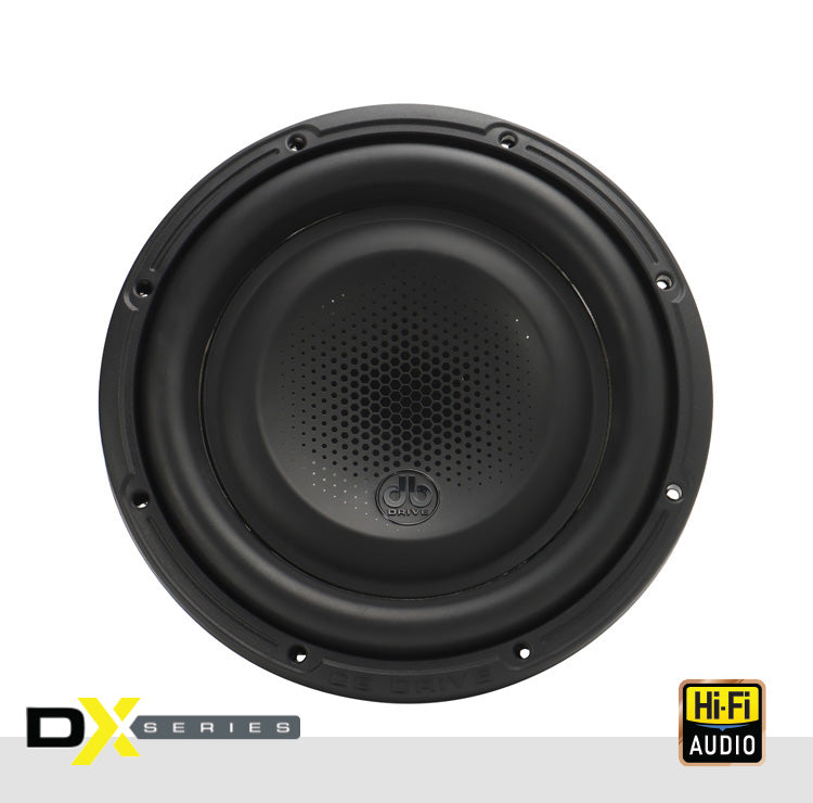 DX-W10D2 : Subwoofer DX de 10 pulgadas con doble bobina de voz de 2 ohmios