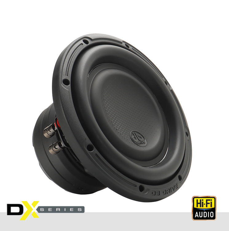 DX-W8D4 : DX 8" Dual 4-Ohm Subwoofer