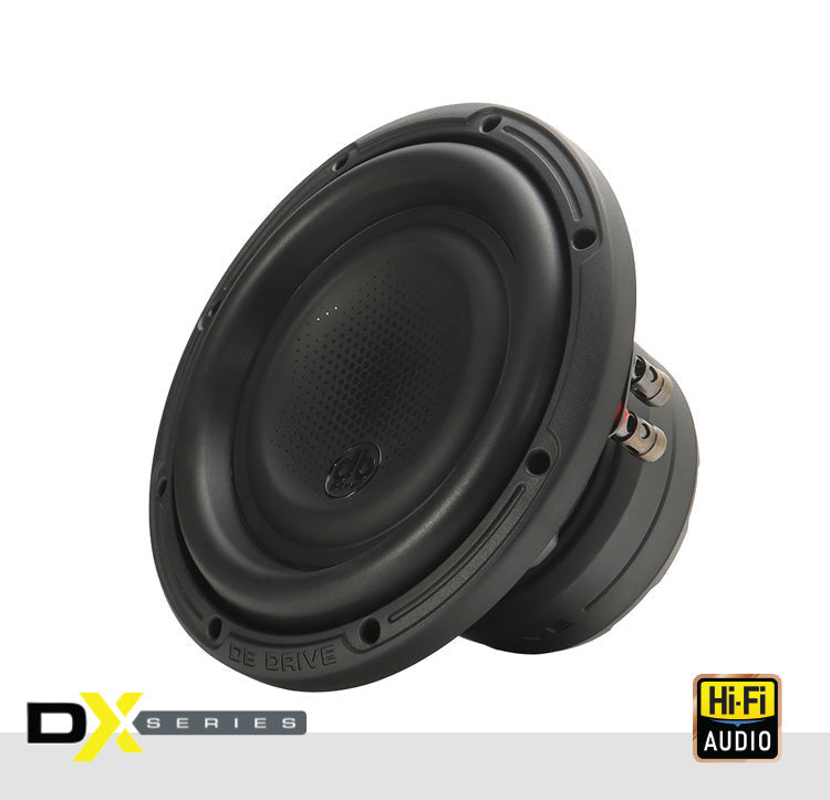 DX-W8D2 : Subwoofer DX de 8 pulgadas con doble bobina de voz de 2 ohmios