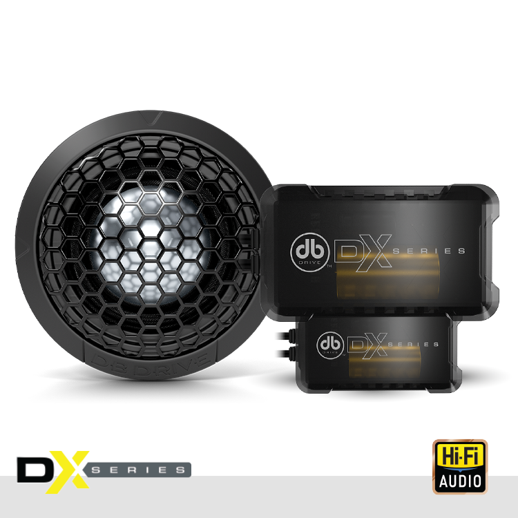 DX-S1TW : Tweeter de domo de aluminio de 1 pulgada, par
