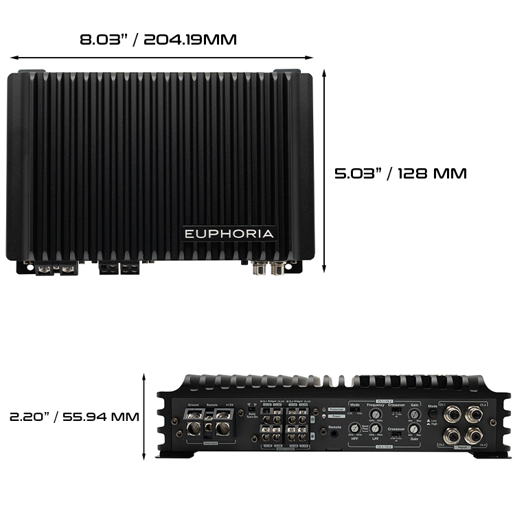 EA4.300: Amplificador Clase D de 4 canales.