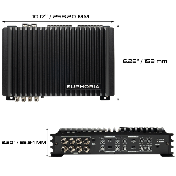 EA8.1200 : 8-channel Class D amplifier
