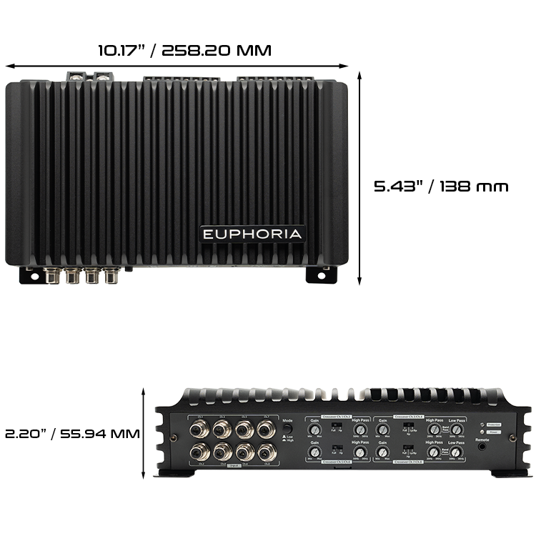 EA8.600: Amplificador Clase D de 8 canales.
