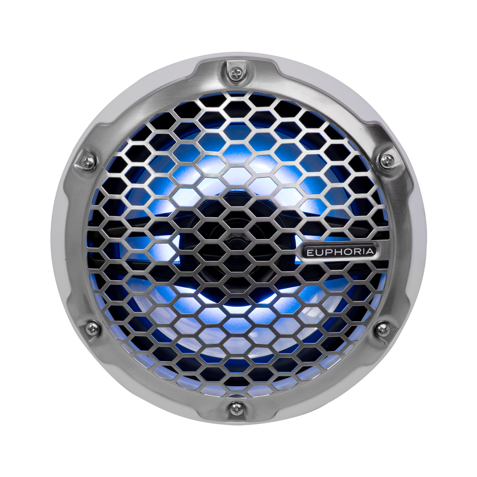 ERMS65 : Bocinas marinas Reference de 6.5" con iluminación decorativa RGB (1 par)