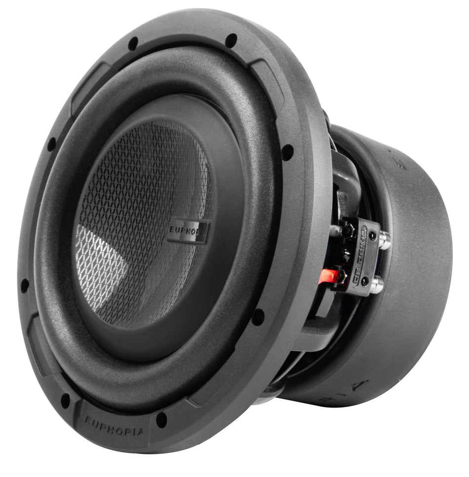 ERW8D4 : Subwoofer de 8" con canasta de aluminio fundido y doble bobina de voz de 4 Ω