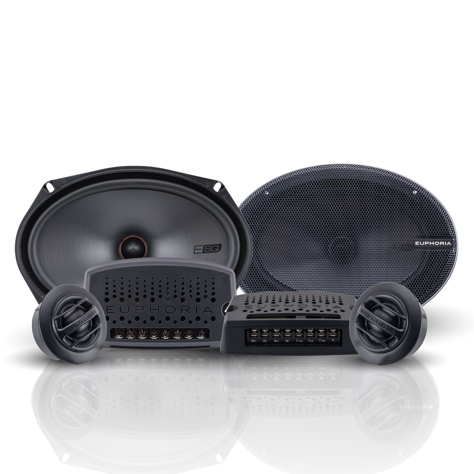 ESQ69C : Sistema de bocinas SQ de 6" × 9" de 2 vías por componentes