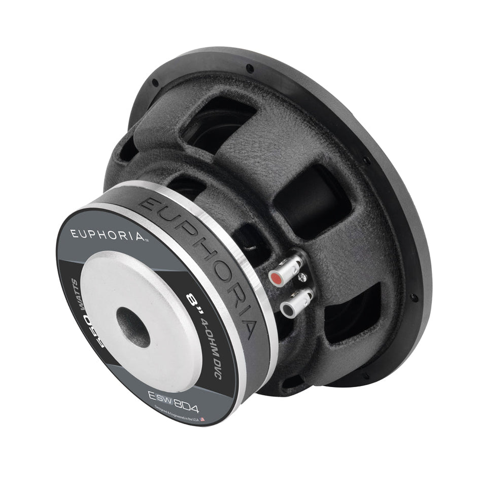 ESW8D4 : Subwoofer de 8" con doble bobina de voz de 4 Ω