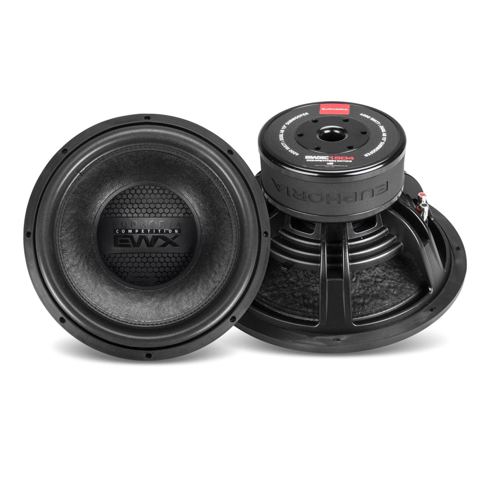 EWXC15D4: Subwoofer de competencia de 15" con doble bobina de 4 ohmios.