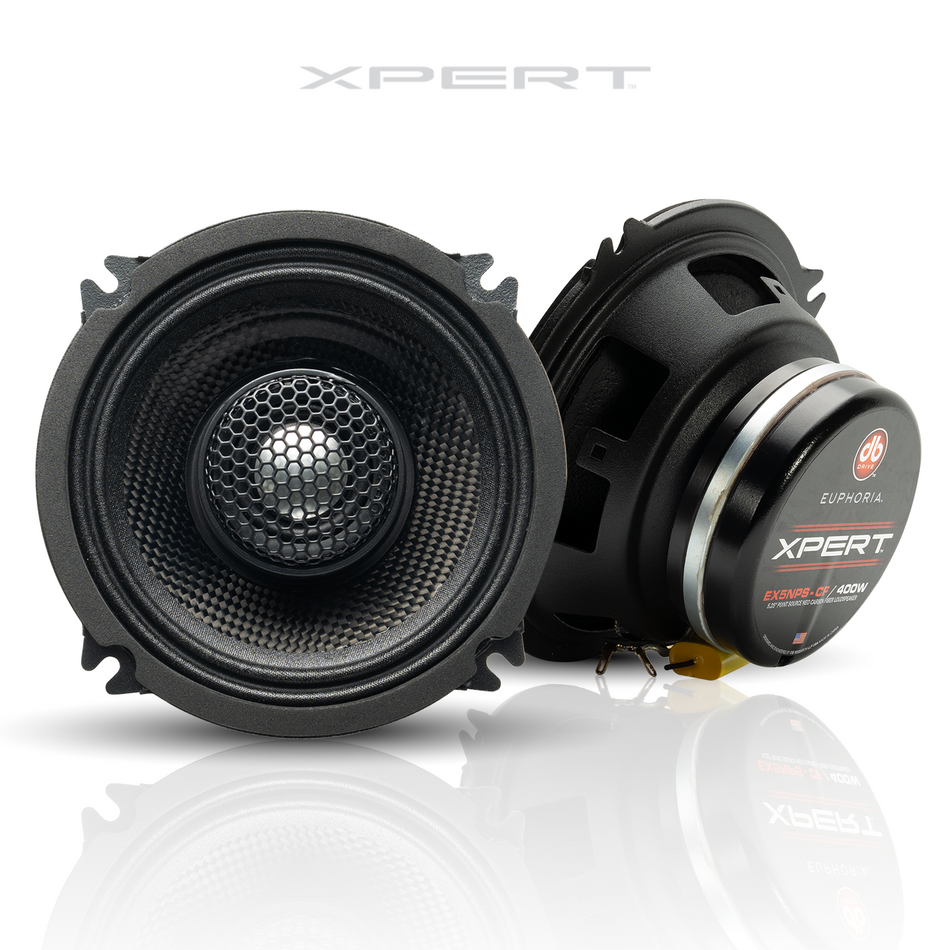 EX5NPS-CF: Altavoz point source NEO de fibra de carbono de 5.25" y 2 vías.
