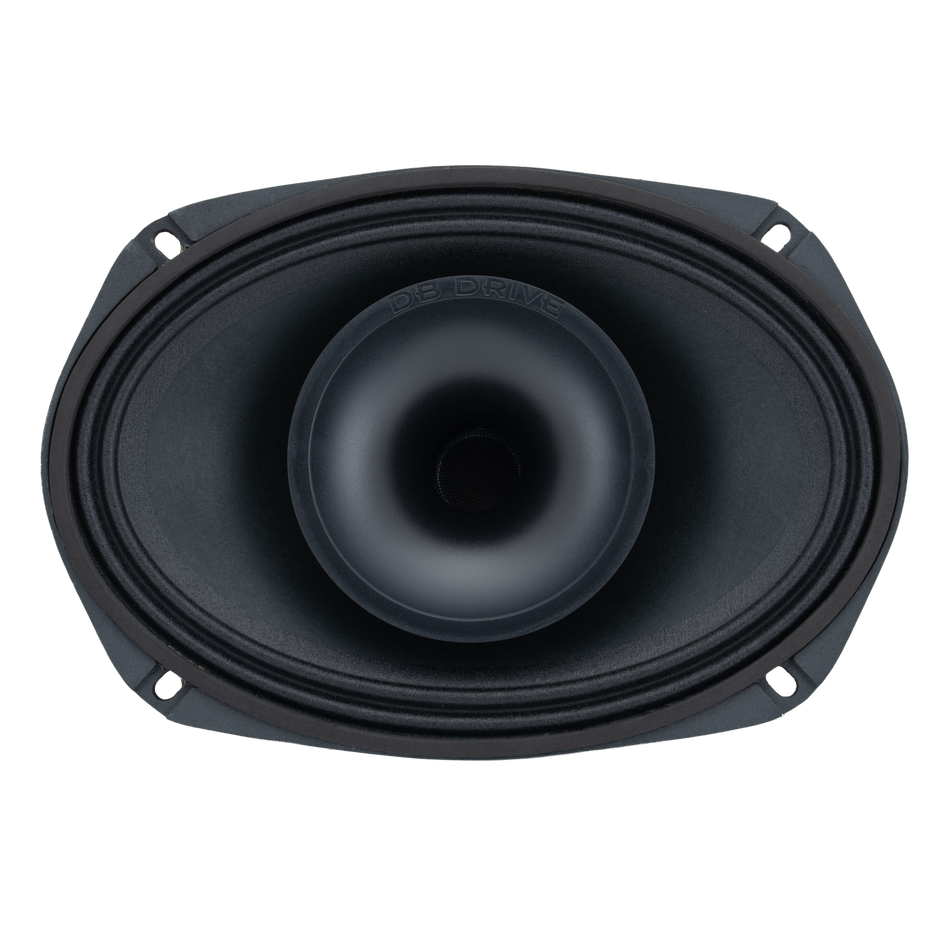 EX69NCD: Par de altavoces NEO de 6"×9" de 2 vías con driver de compresión trasero.