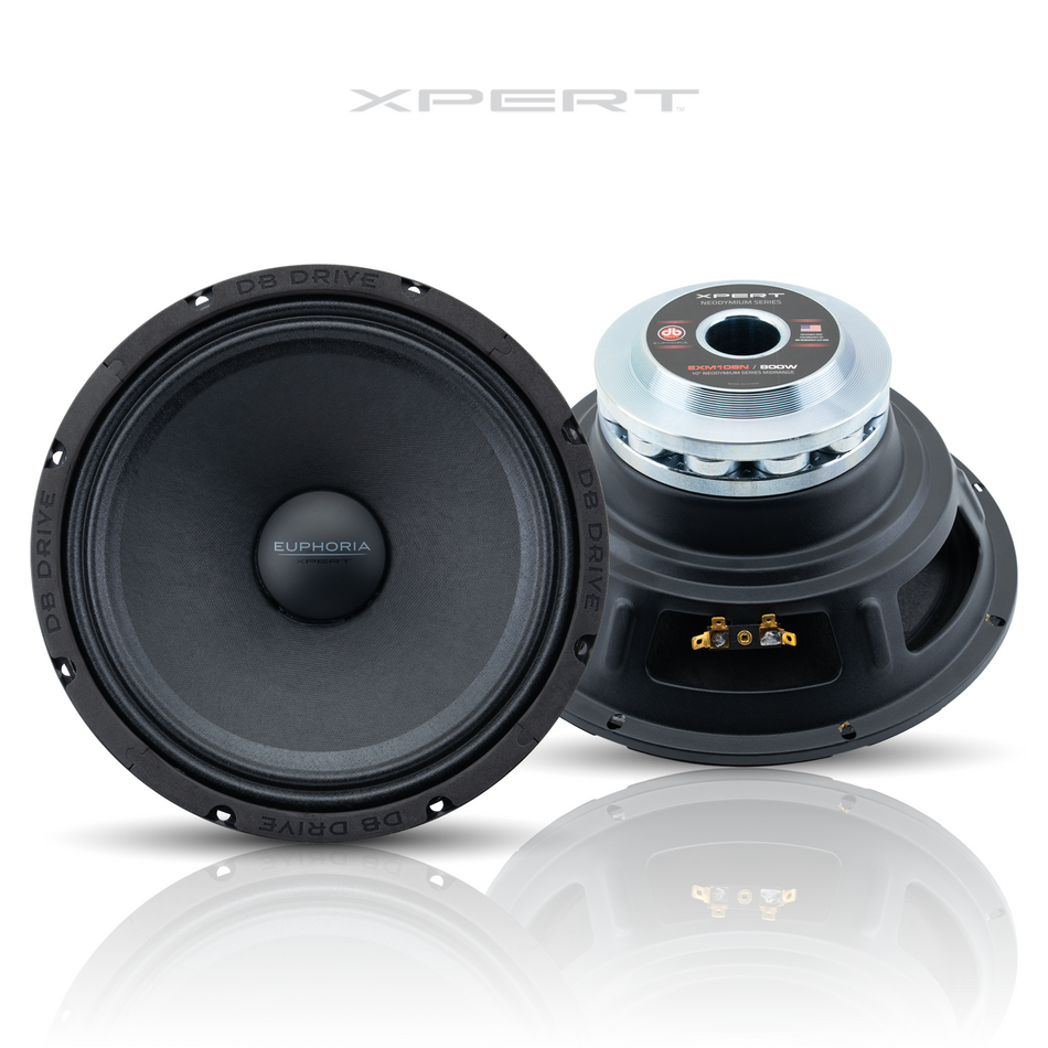 EXM10SN: Midrange NEO de 10" con marco estampado.