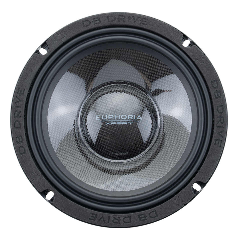 EXM8SN-CF: Midrange NEO de fibra de carbono de 8" con marco de acero estampado.