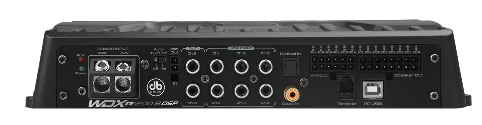 WDX-R1200.8-DSP : Amplificador WDX Reference Clase D de 8 canales con DSP