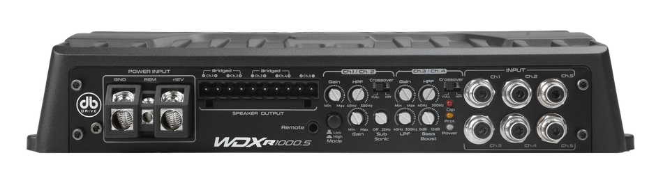 WDX-R1000.5 : Amplificador WDX Reference Clase D de 5 canales