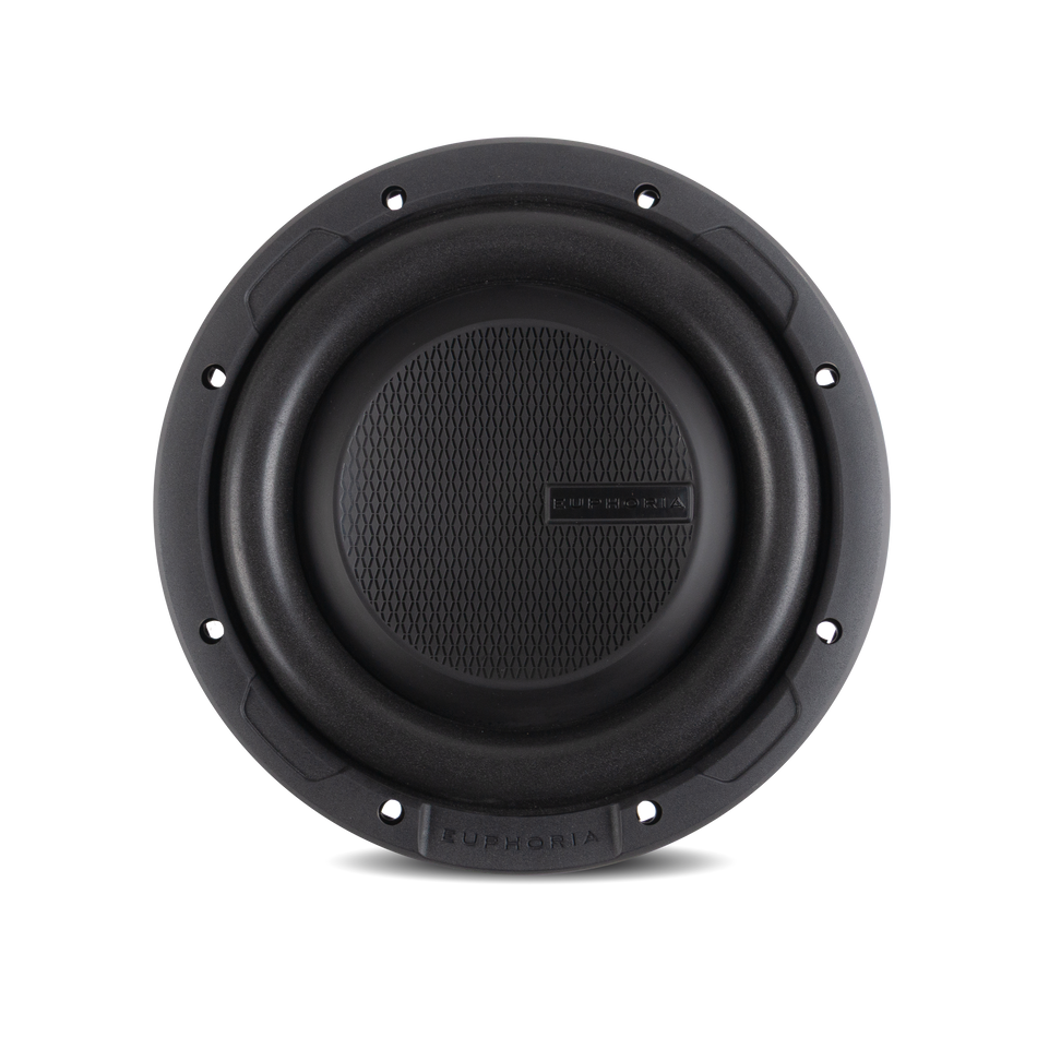 ERFW8D4 : Subwoofer de perfil delgado de 8" con canasta de aluminio fundido y doble bobina de voz de 4 Ω