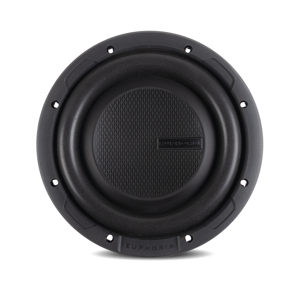 ERFW10D4 : Subwoofer de perfil delgado de 10" con canasta de aluminio fundido y doble bobina de voz de 4 Ω