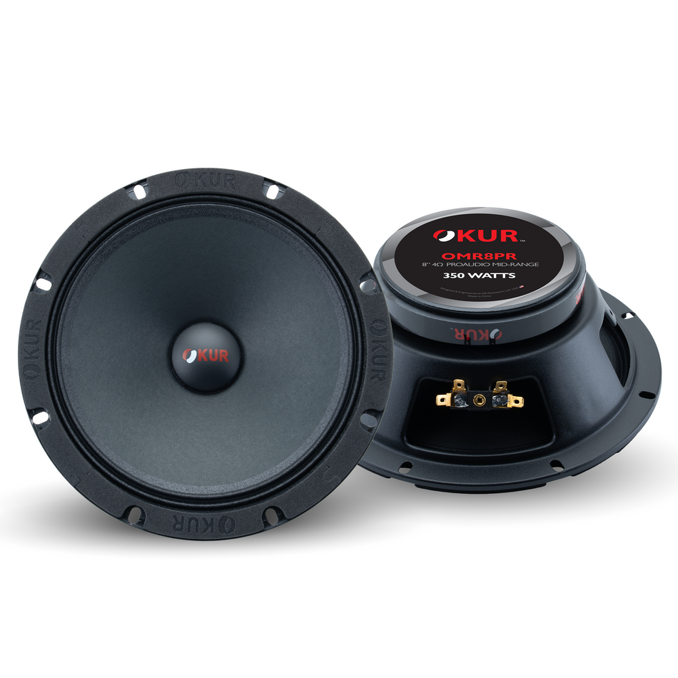 OMR8PR : Bocina de rango medio de 8", 4 ohms (1 par)