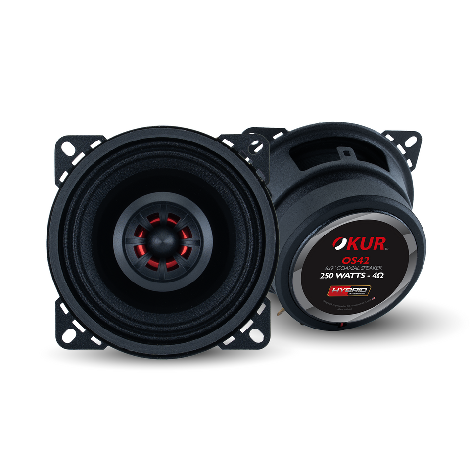 OS42 : Bocina coaxial de 4" (1 par)