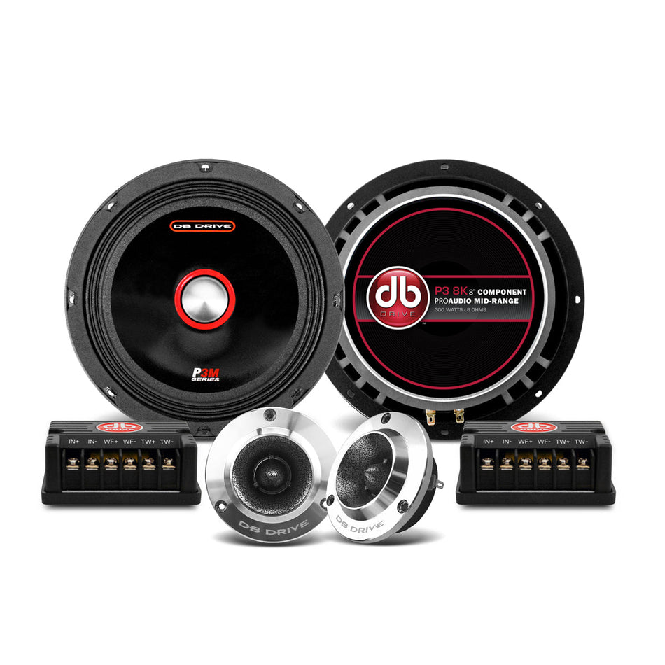 P3 8K: Bocina componente PRO Audio de 8"