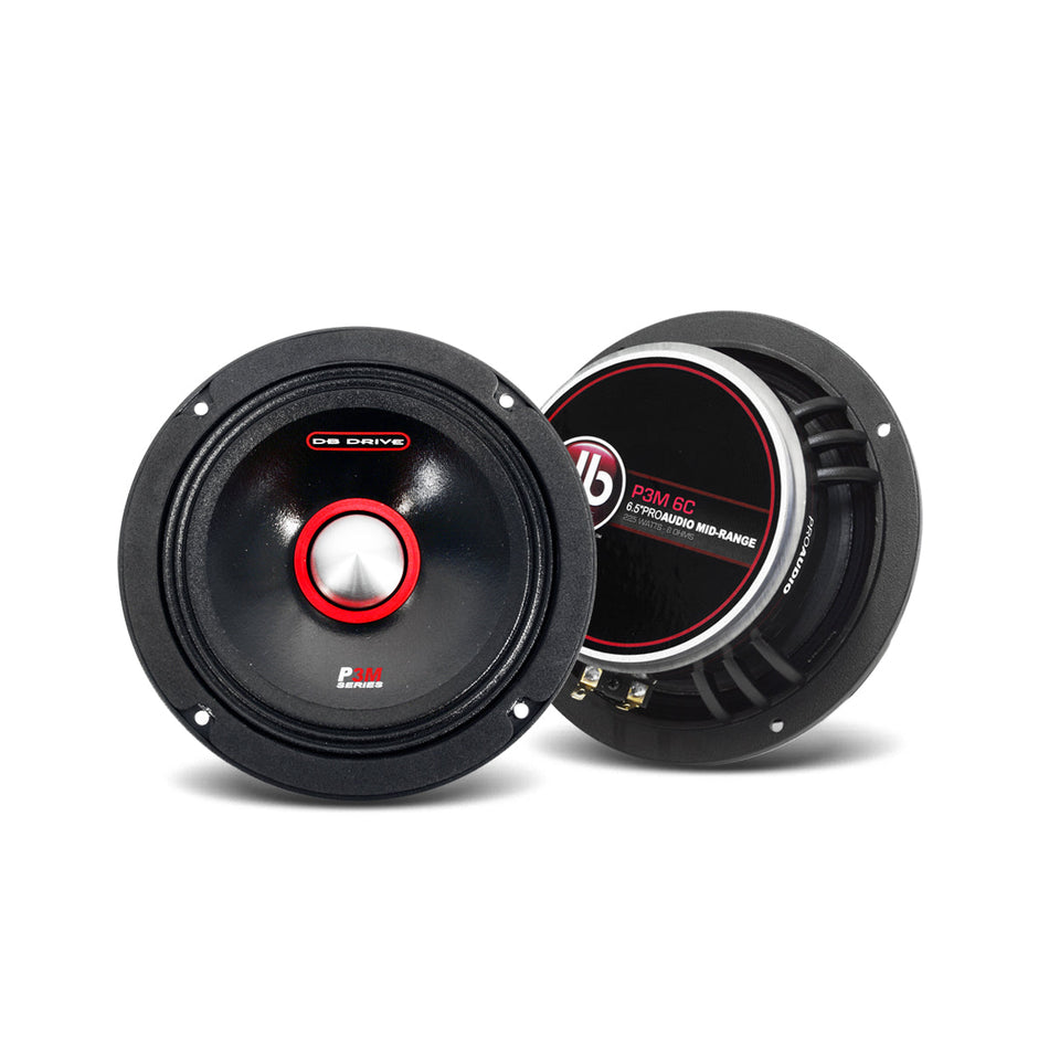 P3M 6C: Medio rango PRO Audio de 6.5" de montaje poco profundo