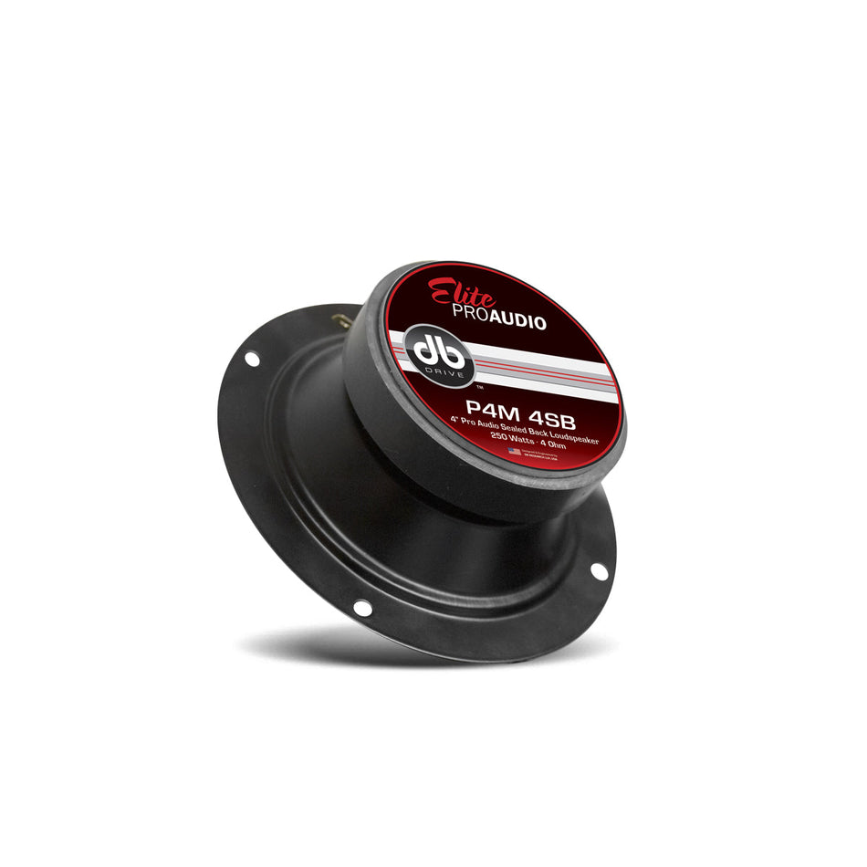 P4M 4SB: Medio rango PRO Audio de 4" con parte trasera sellada