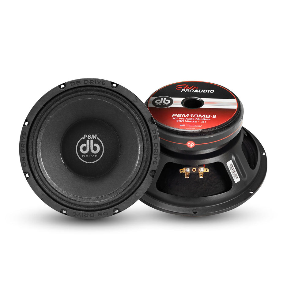 P6M10MB-8: Medio Bajo PRO Audio de 10" Serie P6M