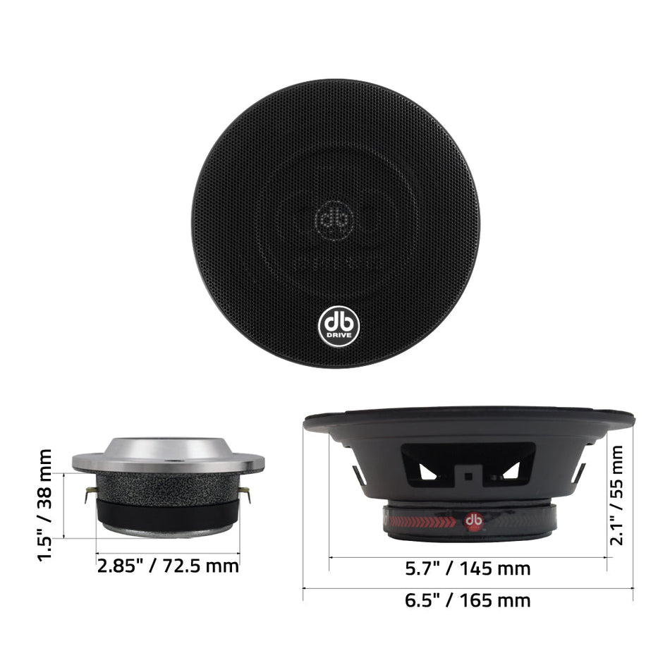 PRO6K4M: Kit Componente PRO Audio de 6.5" con 4 Medios y 2 Tweeters