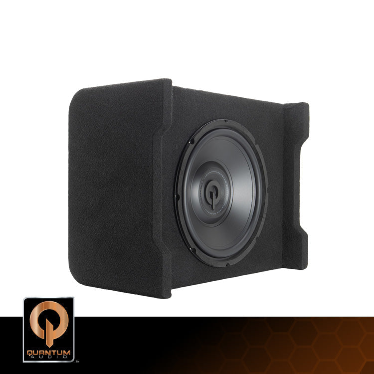 QBC1-10: Gabinete con subwoofer de 10 pulgadas y amplificador integrado