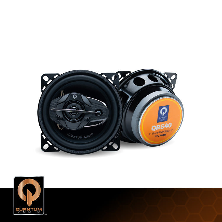 QRS40 : Bocina de 4" de 3 vías (1 par)