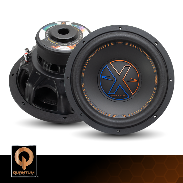 QWX2000/12D4 : Subwoofer de 12" con doble bobina de voz de 4 ohms
