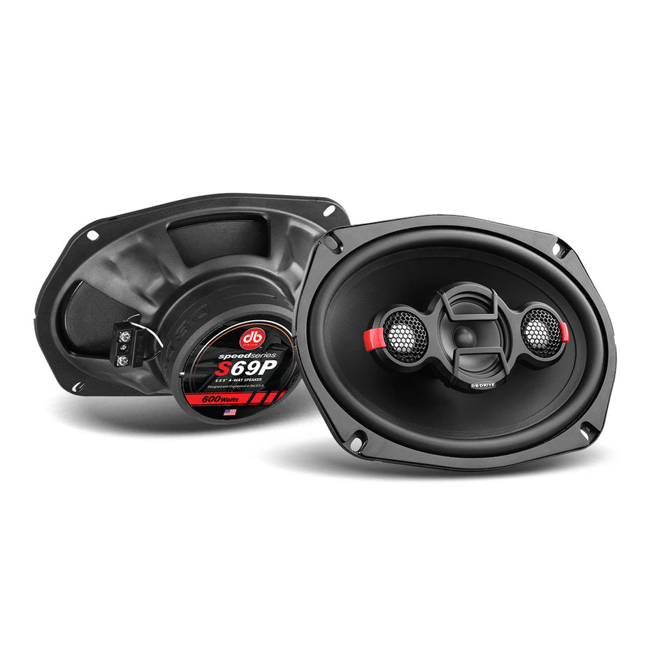 S69P : 6"×9" High Power 4-Way Speaker (1 Pair)