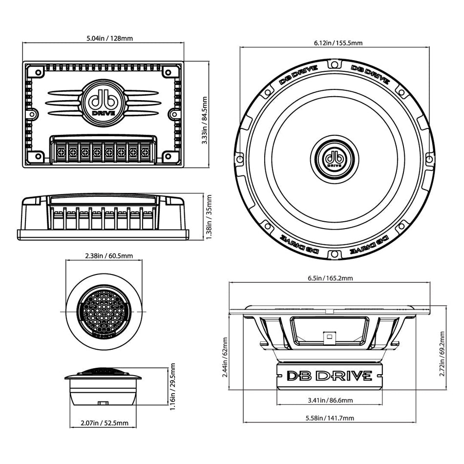 S6C : 6.5" Componente