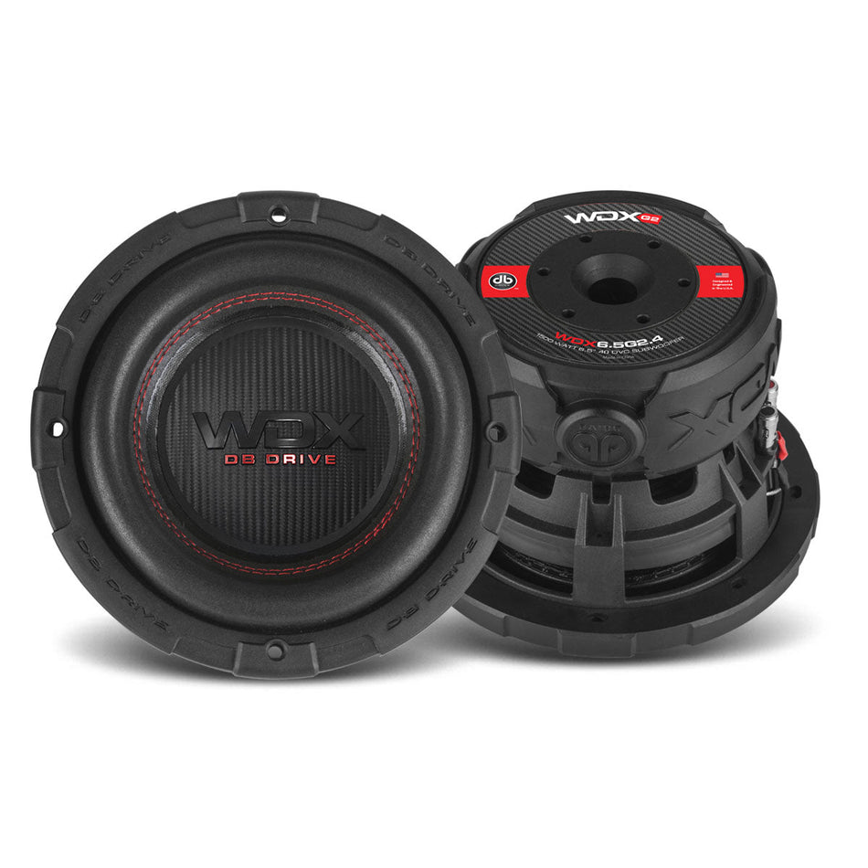 WDX6.5G2.4: Subwoofer de 6.5 pulgadas con doble bobina de voz de 4 ohmios