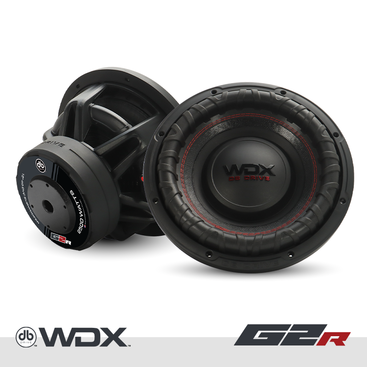 WDX12G2R.4 : Subwoofer de 12 pulgadas con doble bobina de voz de 4 ohmios