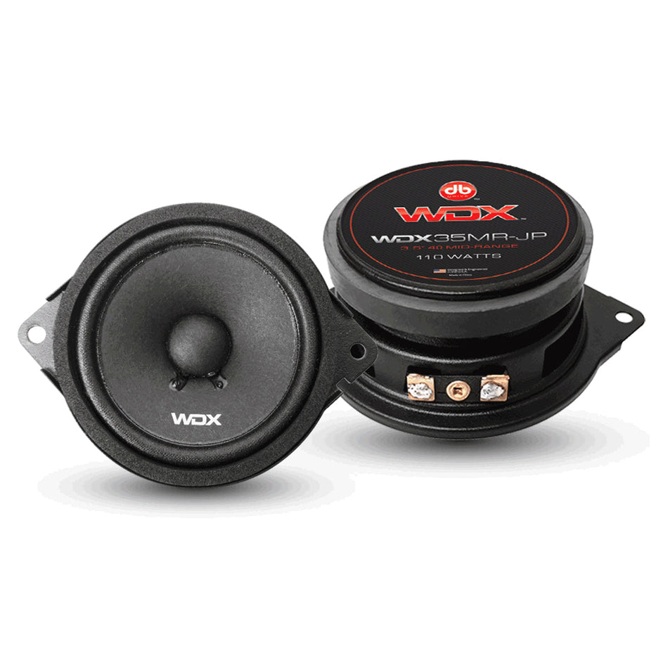 WDX35MR-JP: Rango medio de 3.5 pulgadas, compatible con montaje OEM Jeep, 1 par