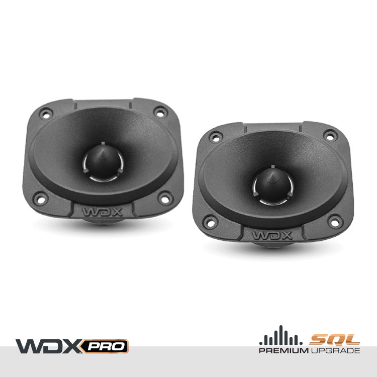 WDX5-TW: Tweeter elíptico de aluminio fundido de 1.5 pulgadas.