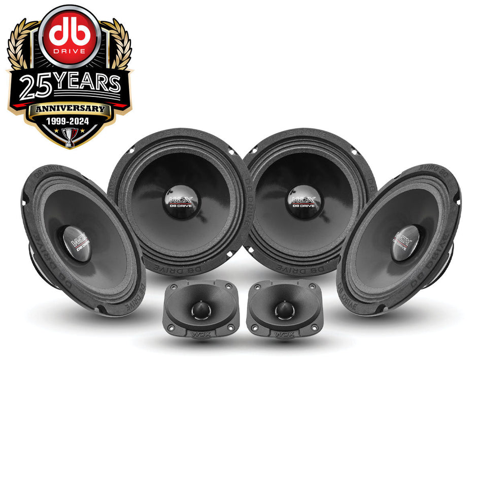 WDX5N-6.5-4MTW: Kit PRO Audio NEO de cuatro rangos medios de 6.5 pulgadas