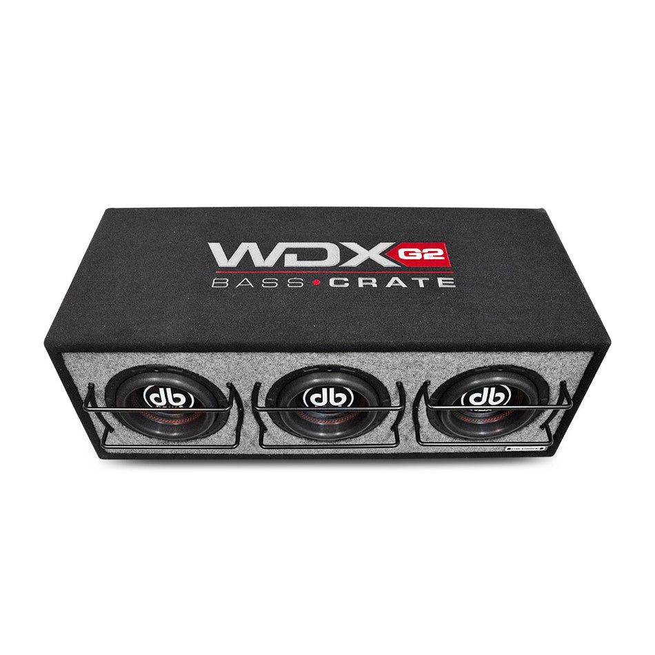 WDX6-3BC: Caja acústica Bass Crate con subwoofer WDX de 6.5 pulgadas