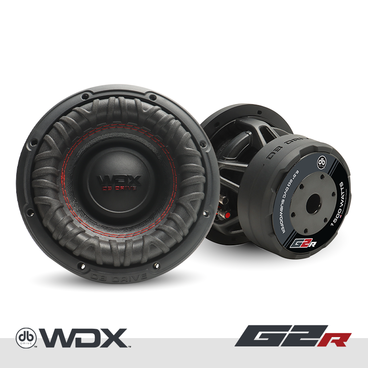WDX6.5G2R.2 : Subwoofer de 6.5 pulgadas con doble bobina de voz de 2 ohmios