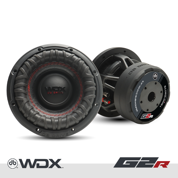 WDX6.5G2R.4 : Subwoofer de 6.5 pulgadas con doble bobina de voz de 4 ohmios