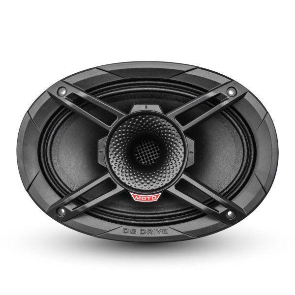 WDX69MOTO-CD: Altavoces para motocicleta de 2 vías de 6" × 9" con driver de compresión trasero (1 par)