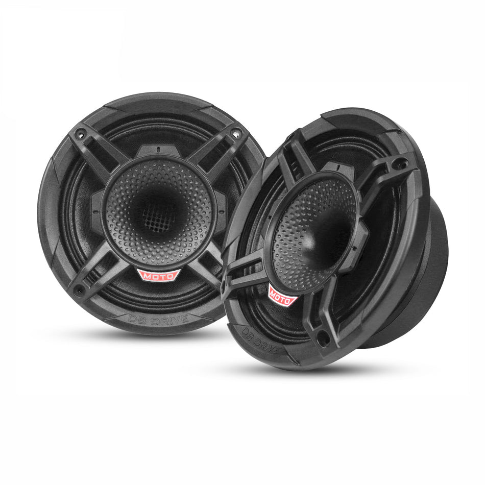 WDX6MOTO-CD: Altavoz Moto de 2 vías de 6.5 pulgadas con driver de compresión montado en la parte posterior (1 par)
